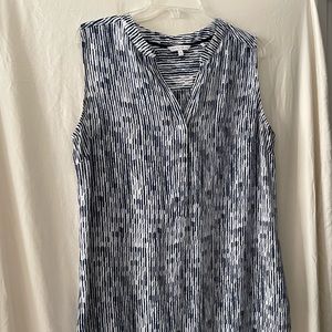 FoxCroft high-low womens sleeveless top size 12